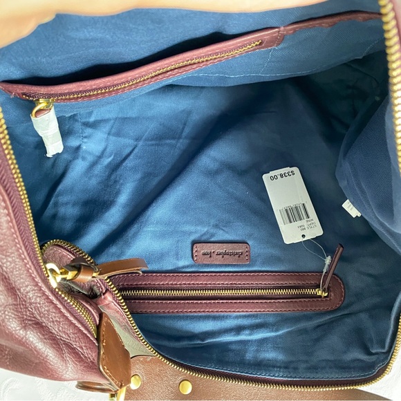 Christopher Kon Burgundy Leather Hobo Bag - Picture 12 of 12